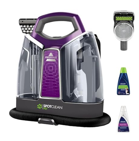 BISSELL SpotClean Pet, Carpet Cleaner, Portable Spot Cleaner, Spills & Carpet Stain Remover