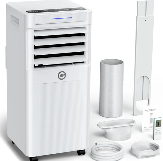 9000 BTU Portable Air Conditioner with Cooling, Fan & Dehumidifier Function