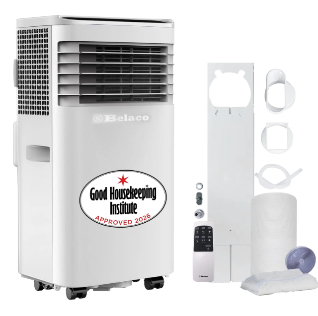 9000 BTU Portable Air Conditioner with Fan, Dehumidifier & Timer Function